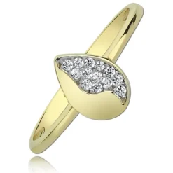 Balia Damen Ring aus 333 Gelbgold mit Zirkonia Gr.56 BGR014G56