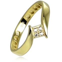 Balia Damen Ring aus 333 Gelbgold mit Zirkonia Gr.56 BGR054G56