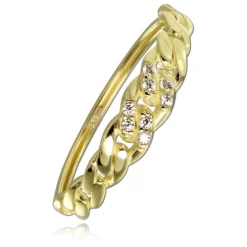 Balia Damen Ring aus 333 Gelbgold mit Zirkonia Gr.54 BGR056G54