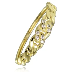 Balia Damen Ring aus 333 Gelbgold mit Zirkonia Gr.58 BGR056G58