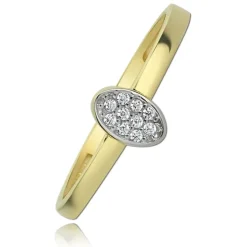 Balia Damen Ring aus 333 Gelbgold mit Zirkonia Gr.58 BGR004G58