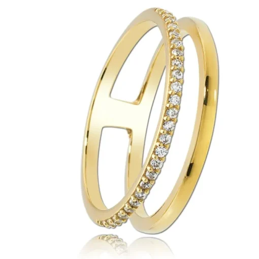 Balia Damen Ring aus 333 Gelbgold mit Zirkonia Gr.58 BGR015G58