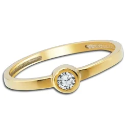 Balia Damen Ring aus 333 Gelbgold mit Zirkonia Gr.56 BGR006G56