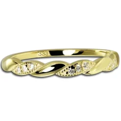Balia Damen Ring aus 333 Gelbgold mit Zirkonia Gr.60 BGR060G60