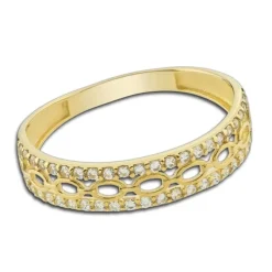 Balia Damen Ring aus 333 Gelbgold mit Zirkonia Gr.56 BGR050G56