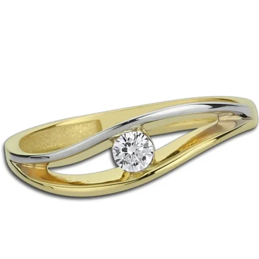 Balia Damen Ring aus 333 Gelbgold mit Zirkonia Gr.56 BGR003G56