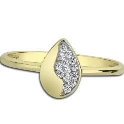 Balia Damen Ring aus 333 Gelbgold mit Zirkonia Gr.54 BGR014G54