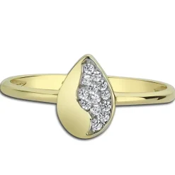 Balia Damen Ring aus 333 Gelbgold mit Zirkonia Gr.60 BGR014G60