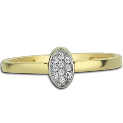 Balia Damen Ring aus 333 Gelbgold mit Zirkonia Gr.58 BGR004G58