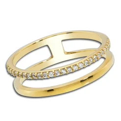 Balia Damen Ring aus 333 Gelbgold mit Zirkonia Gr.54 BGR015G54