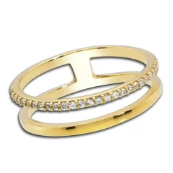 Balia Damen Ring aus 333 Gelbgold mit Zirkonia Gr.58 BGR015G58