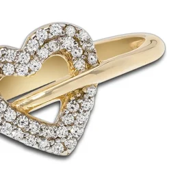 Balia Damen Ring aus 333 Gelbgold Herz mit Zirkonia Gr.54 BGR019G54