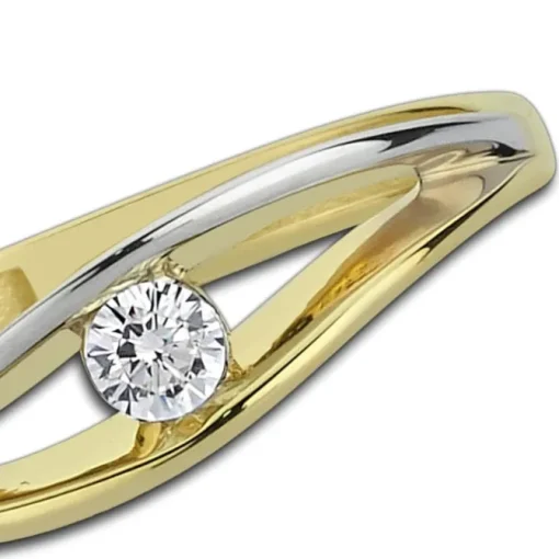 Balia Damen Ring aus 333 Gelbgold mit Zirkonia Gr.56 BGR003G56