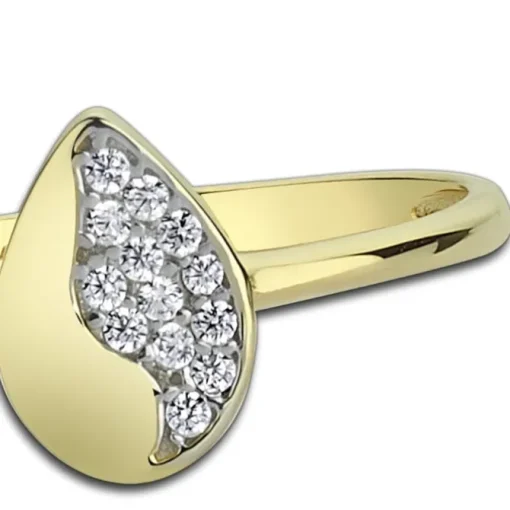 Balia Damen Ring aus 333 Gelbgold mit Zirkonia Gr.56 BGR014G56