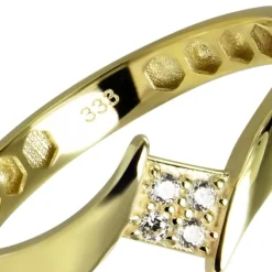 Balia Damen Ring aus 333 Gelbgold mit Zirkonia Gr.58 BGR054G58