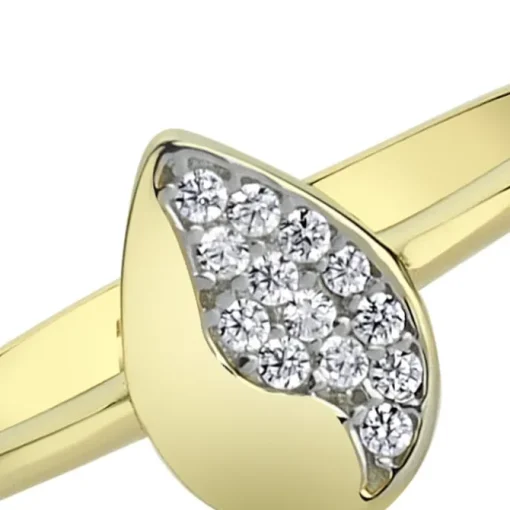 Balia Damen Ring aus 333 Gelbgold mit Zirkonia Gr.56 BGR014G56