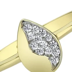Balia Damen Ring aus 333 Gelbgold mit Zirkonia Gr.60 BGR014G60