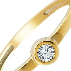 Balia Damen Ring aus 333 Gelbgold mit Zirkonia Gr.60 BGR006G60