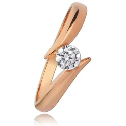 Balia Damen Ring aus 333 Roségold mit Zirkonia Gr.56 BGR007R56