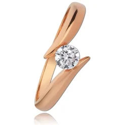 Balia Damen Ring aus 333 Roségold mit Zirkonia Gr.58 BGR007R58