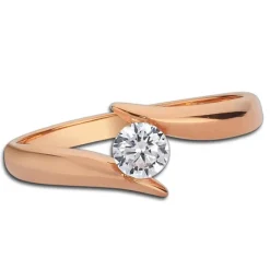 Balia Damen Ring aus 333 Roségold mit Zirkonia Gr.56 BGR007R56