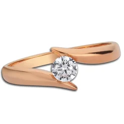 Balia Damen Ring aus 333 Roségold mit Zirkonia Gr.58 BGR007R58