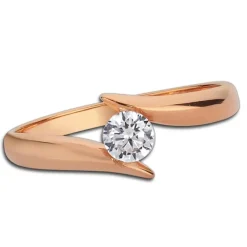 Balia Damen Ring aus 333 Roségold mit Zirkonia Gr.60 BGR007R60
