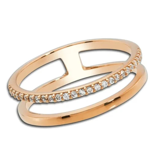 Balia Damen Ring aus 333 Rosegold mit Zirkonia Gr.54 BGR015R60