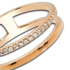 Balia Damen Ring aus 333 Rosegold mit Zirkonia Gr.54 BGR015R60