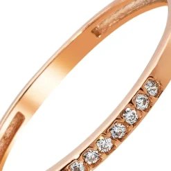 Balia Damen Ring aus 333 Rosegold mit 7 Zirkonias Gr.60 BGR017R60