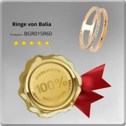 Balia Damen Ring aus 333 Rosegold mit Zirkonia Gr.54 BGR015R60