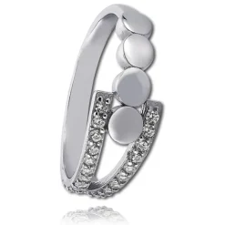 Balia Damen Ring aus 925 Silber mit Zirkonia Gr.58 BAR002W58