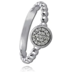 Balia Damen Ring aus 925 Silber mit Zirkonia Gr.56 BAR003W56