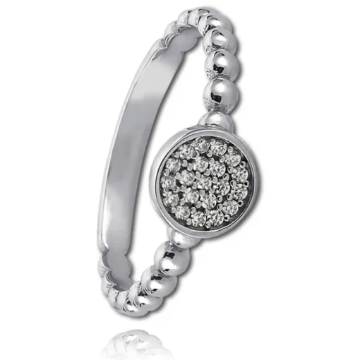 Balia Damen Ring aus 925 Silber mit Zirkonia Gr.58 BAR003W58