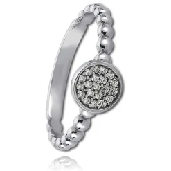 Balia Damen Ring aus 925 Silber mit Zirkonia Gr.60 BAR003W60
