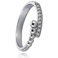 Balia Damen Ring aus 925 Silber mit Zirkonia Gr.54 BAR004W54
