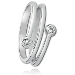 Balia Damen Ring aus 925 Silber mit Zirkonia Gr.58 BAR001W58