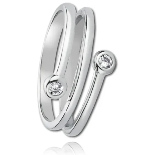 Balia Damen Ring aus 925 Silber mit Zirkonia Gr.58 BAR001W58