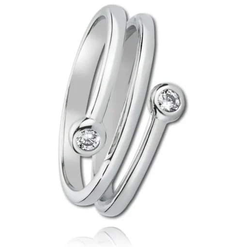 Balia Damen Ring aus 925 Silber mit Zirkonia Gr.54 BAR001W54