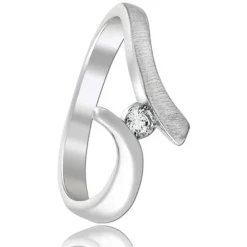 Balia Damen Ring aus 925 Silber mit Zirkonia Gr.58 BAR022W58