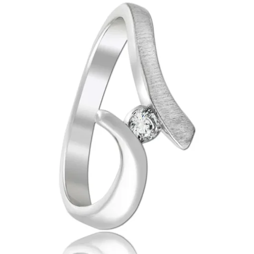 Balia Damen Ring aus 925 Silber mit Zirkonia Gr.58 BAR022W58