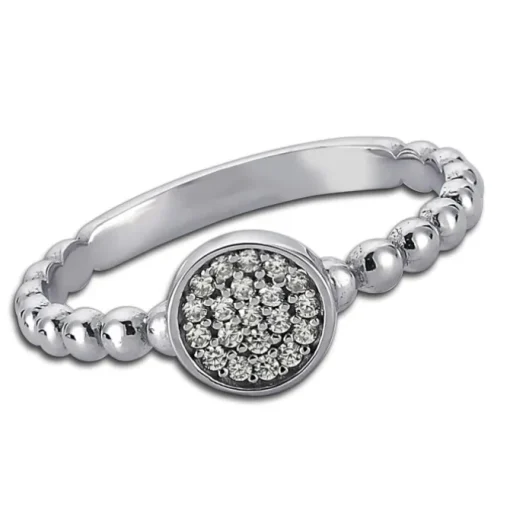 Balia Damen Ring aus 925 Silber mit Zirkonia Gr.60 BAR003W60