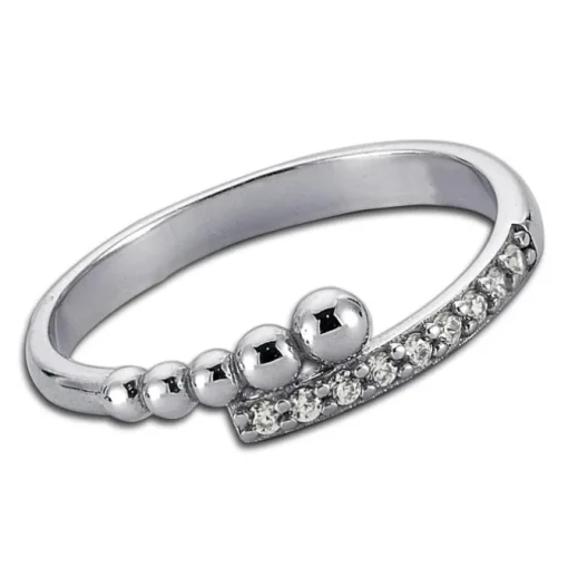 Balia Damen Ring aus 925 Silber mit Zirkonia Gr.60 BAR004W60