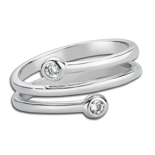 Balia Damen Ring aus 925 Silber mit Zirkonia Gr.54 BAR001W54