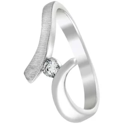Balia Damen Ring aus 925 Silber mit Zirkonia Gr.58 BAR022W58