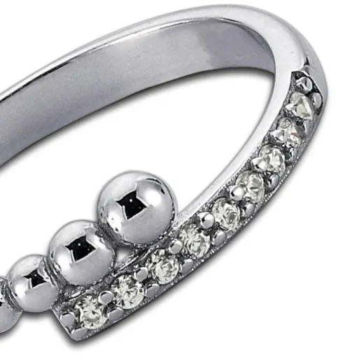 Balia Damen Ring aus 925 Silber mit Zirkonia Gr.60 BAR004W60