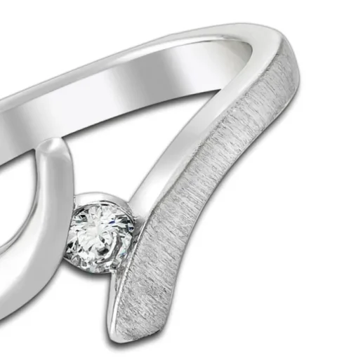 Balia Damen Ring aus 925 Silber mit Zirkonia Gr.58 BAR022W58