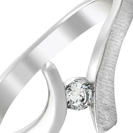 Balia Damen Ring aus 925 Silber mit Zirkonia Gr.58 BAR022W58