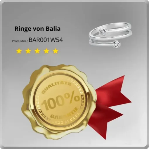 Balia Damen Ring aus 925 Silber mit Zirkonia Gr.54 BAR001W54
