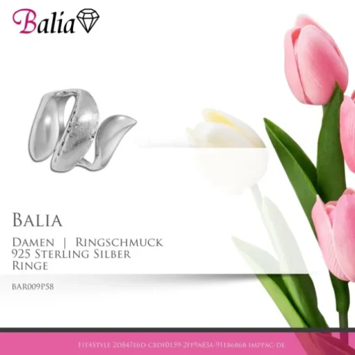 Balia Damen Ring aus 925 Silber Gr.58 BAR009P58